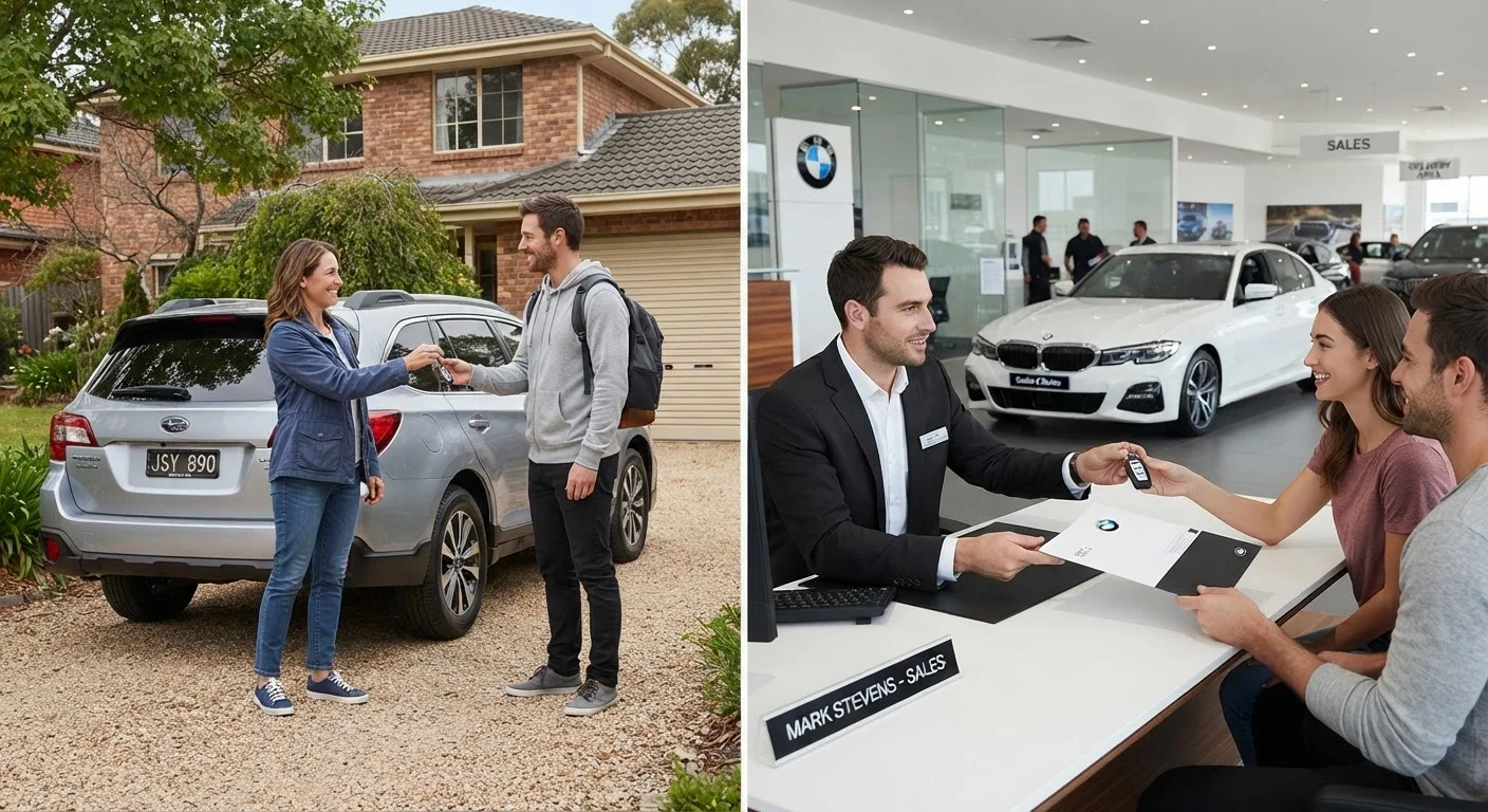 Buying Private Sale vs. Dealership: What Each Involves