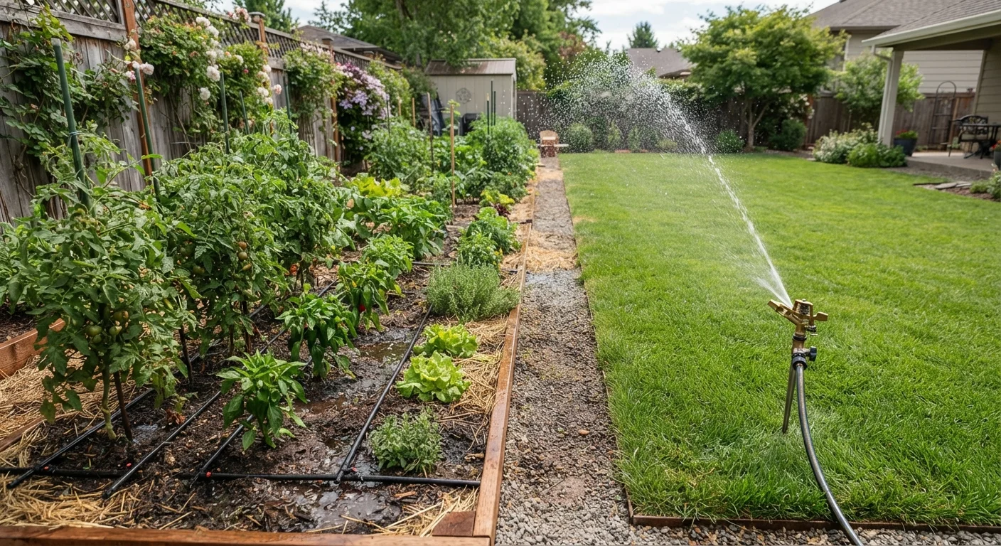 Drip Irrigation vs. Sprinkler Systems for Home Gardens