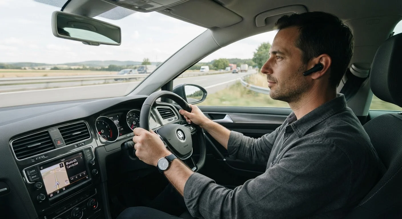Hands-Free Calls While Driving: Safer Than a Phone, But Still a Risk
