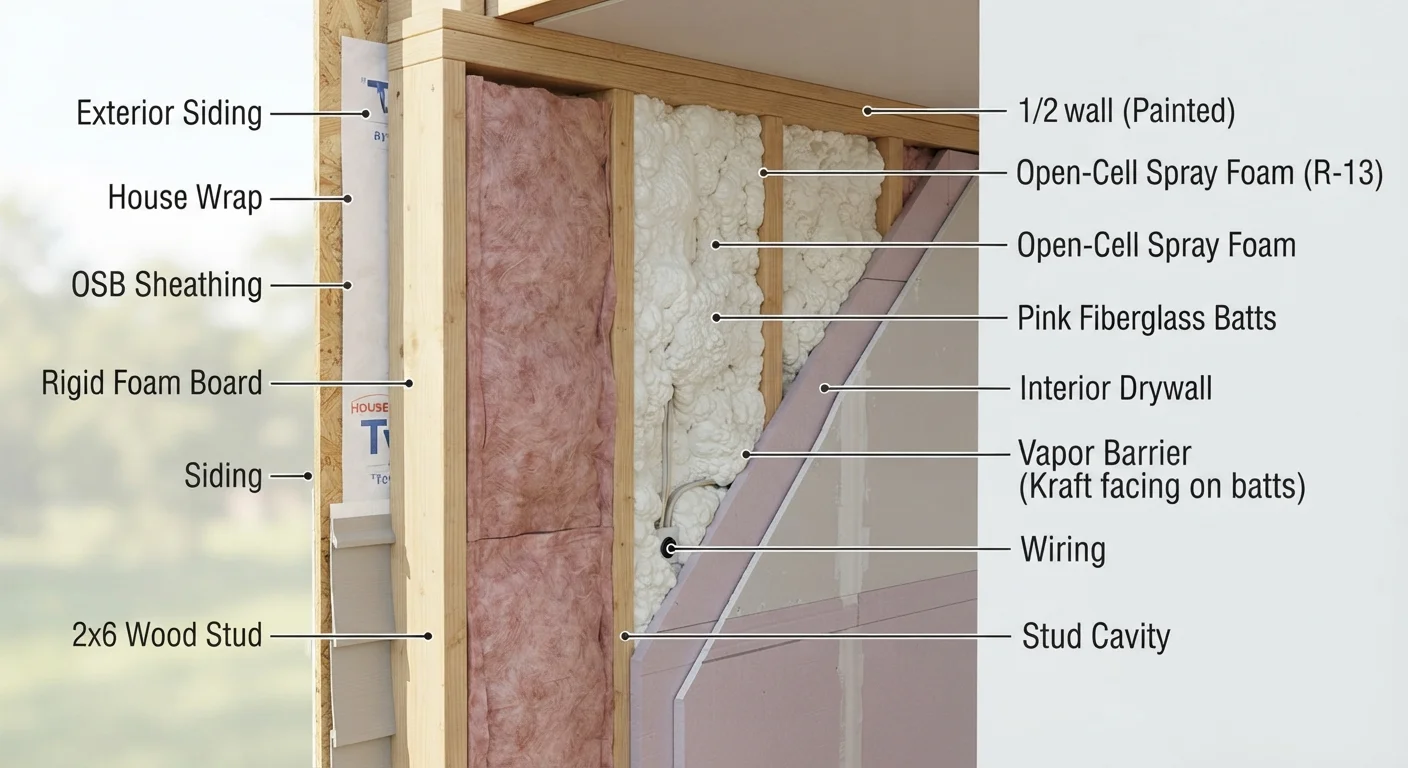Insulation Types Explained: What Each Material Does and Where It Belongs