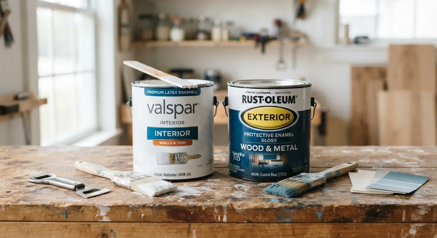 Interior vs. Exterior Paint: Why the Distinction Actually Matters
