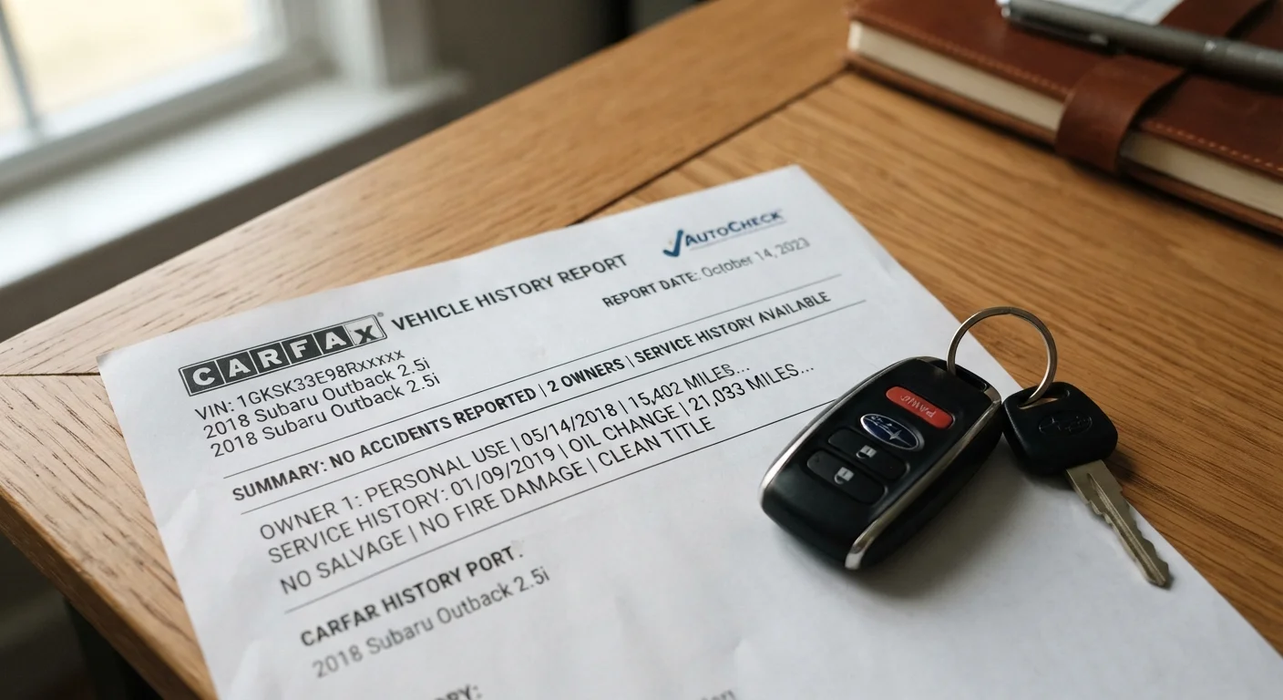 Reading a Used Car's History Report Without Being Misled