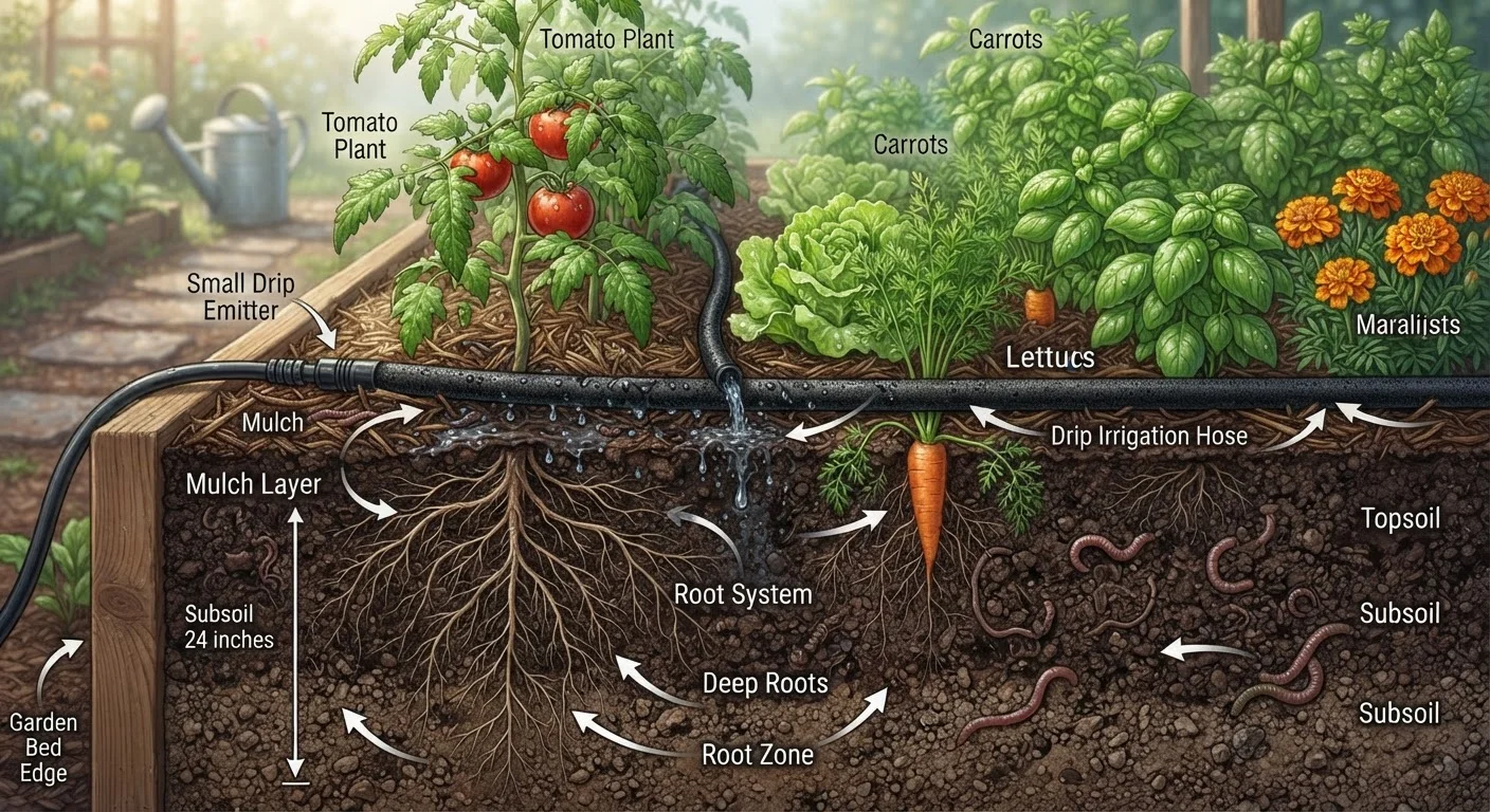 Watering Deeply and Less Often: The Case Against Daily Garden Watering